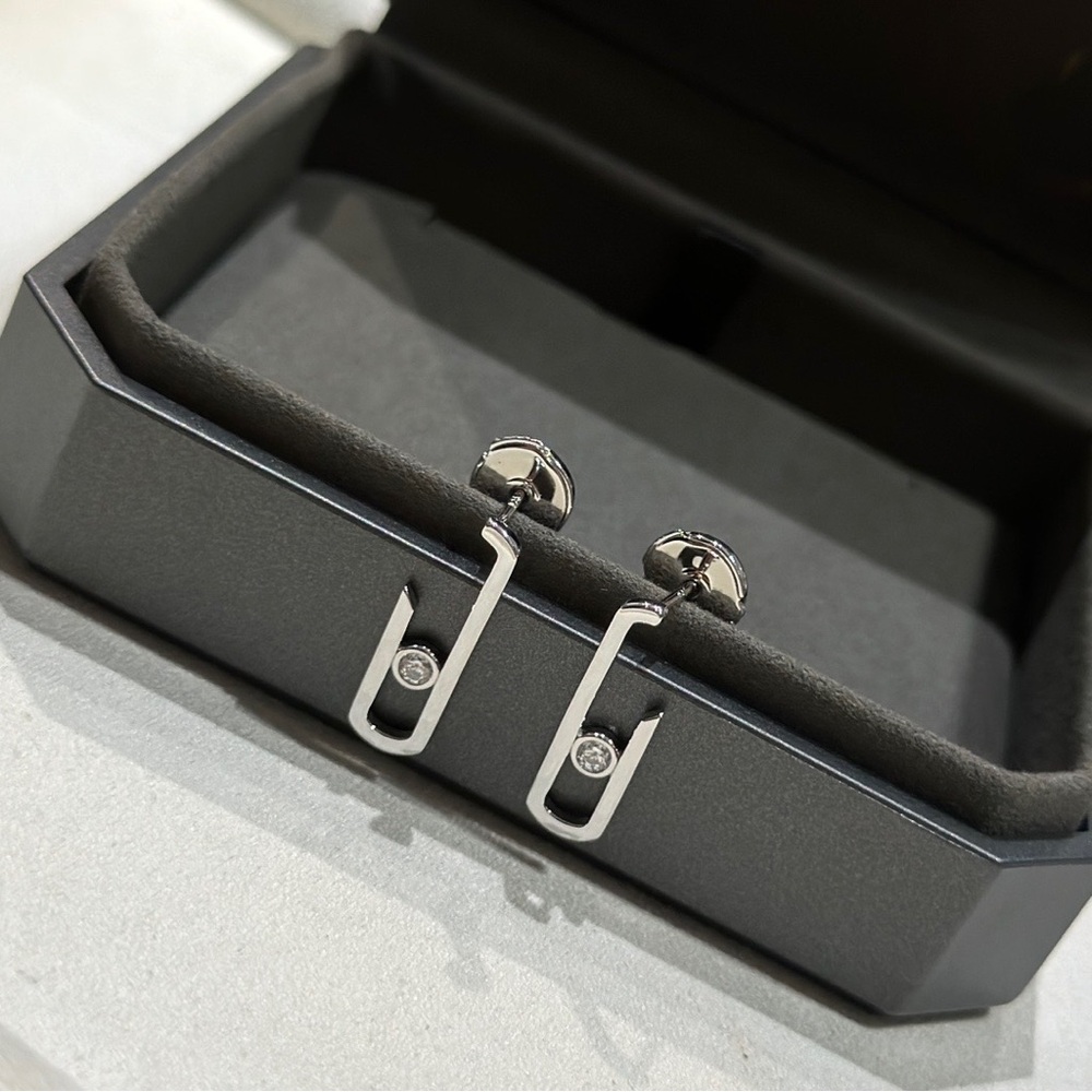 Messika diamond earrings